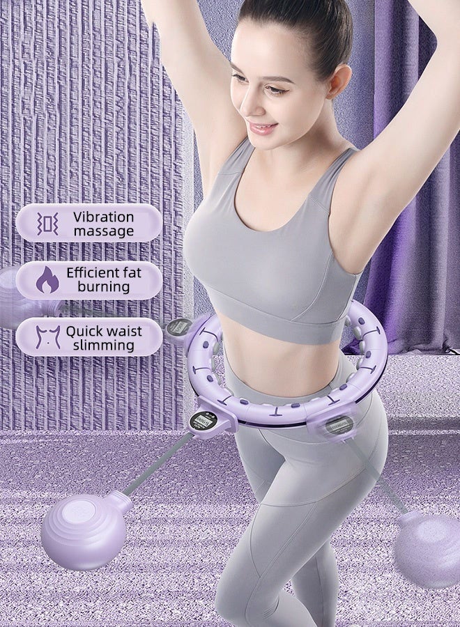 DURKU Smart Hula Hoop, Adjustable Hula Hoop with Massage Pads and Detachable Parts, Weighted Hula Hoop with 360° Surround Massage Weighted Design, Eco-Friendly Material - Image 2